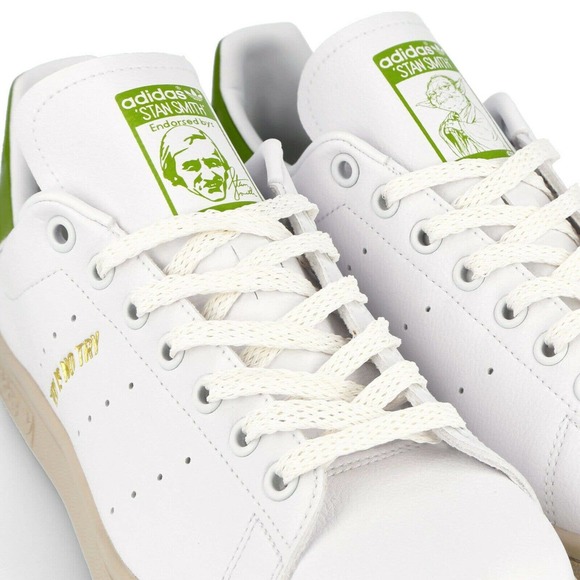 Adidas Originals Stan Smith x Star Wars Yoda White Green FY5463 Mens Size 9.5 main image 9